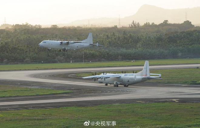 南部战区海军航空兵某团近日开展多课目飞行训练插图1