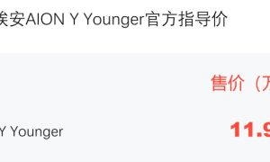 广汽埃安AION Y Younger上市 售11.98万元缩略图