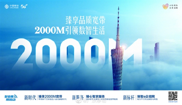 200元每月！中国移动加大推广2000M宽带：网速飞快插图1