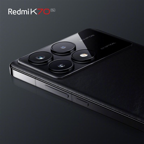 直边直屏！Redmi K70“墨羽”配色外观正式公布插图1