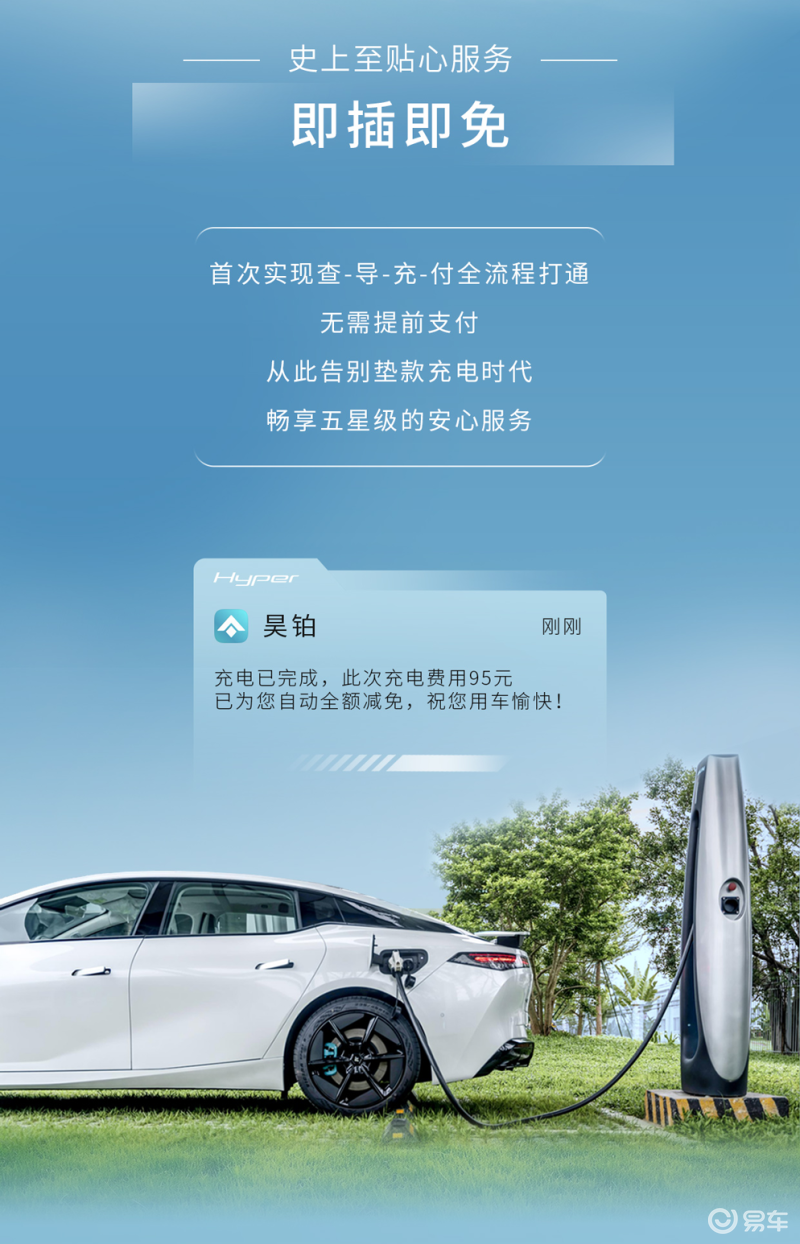 广汽埃安昊铂推出终身免费充电权益 覆盖全国90%充电桩插图2