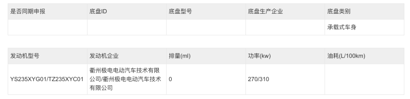 极氪009光辉申报图 四座布局/标配后排影音娱乐系统插图4