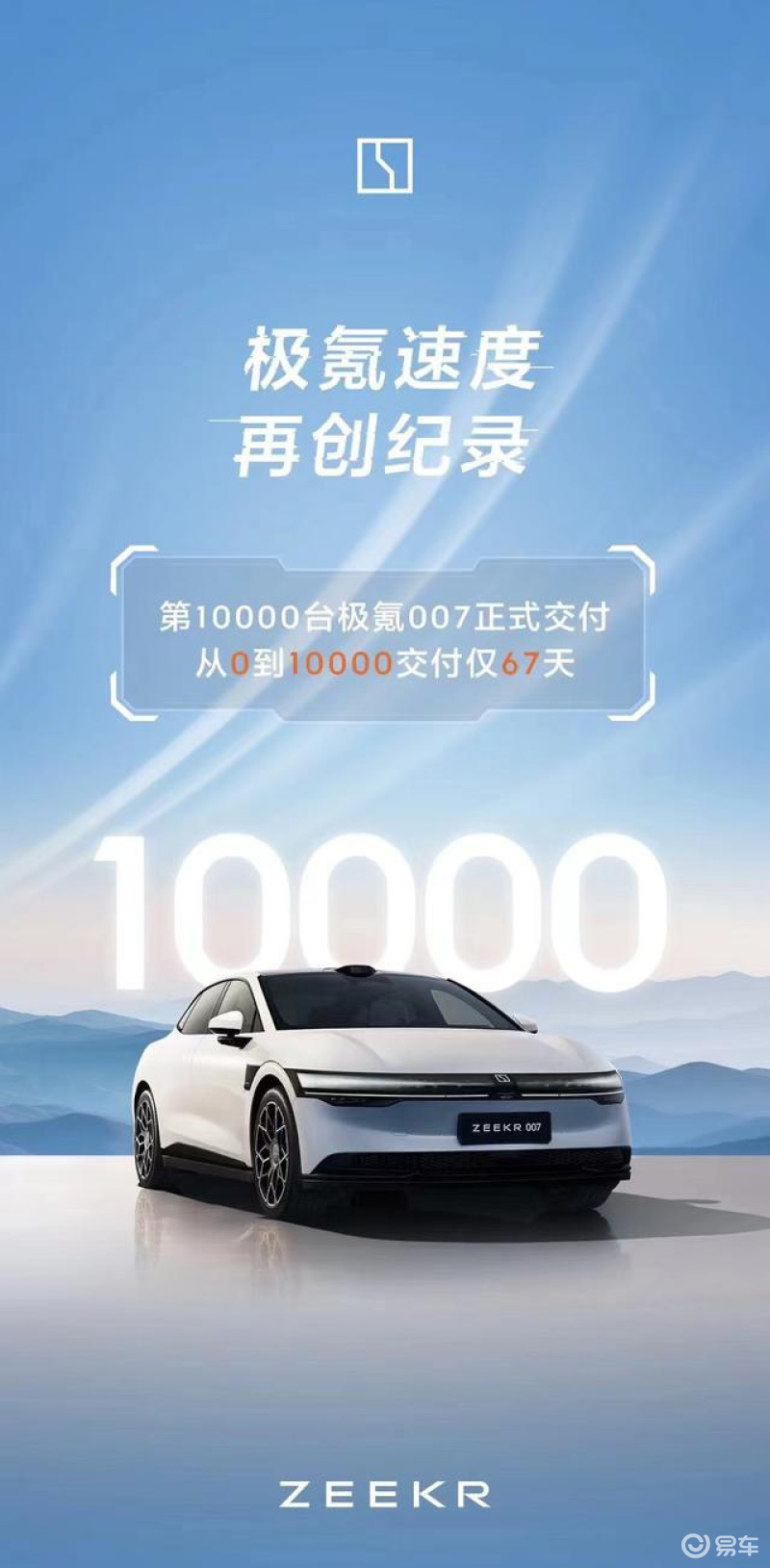 第10000台极氪007正式交付 售20.99万元起插图