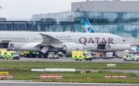 卡塔尔航空一客机遇严重气流 致12人受伤插图