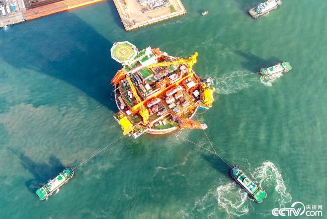 亚洲首艘圆筒型“海上油气加工厂”启运珠江口盆地插图1