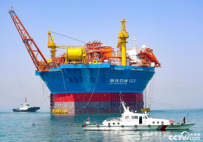 亚洲首艘圆筒型“海上油气加工厂”启运珠江口盆地插图
