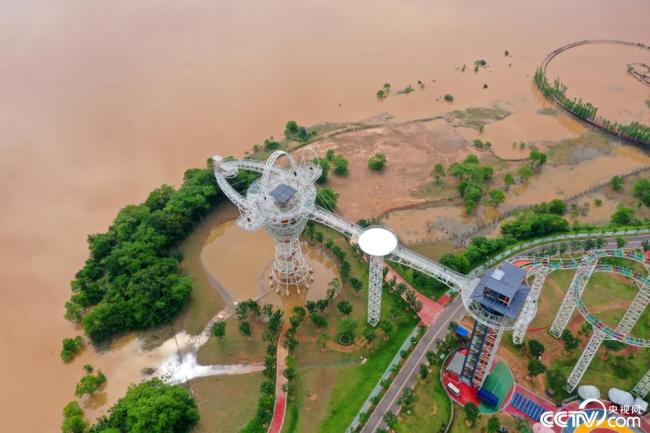 江西吉安：受强降雨影响 赣江水位持续上涨插图1