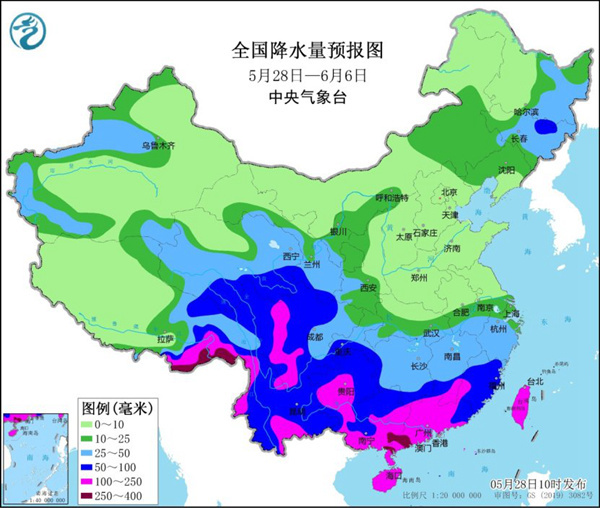 华南地区未来一周每天一场雨 局地还有暴雨大暴雨插图