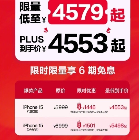苹果iPhone 15系列降价至历史新低：市场竞争加剧插图