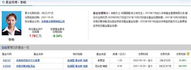 造星记丨2年半亏60%？华商美女基金经理成“背锅侠”插图