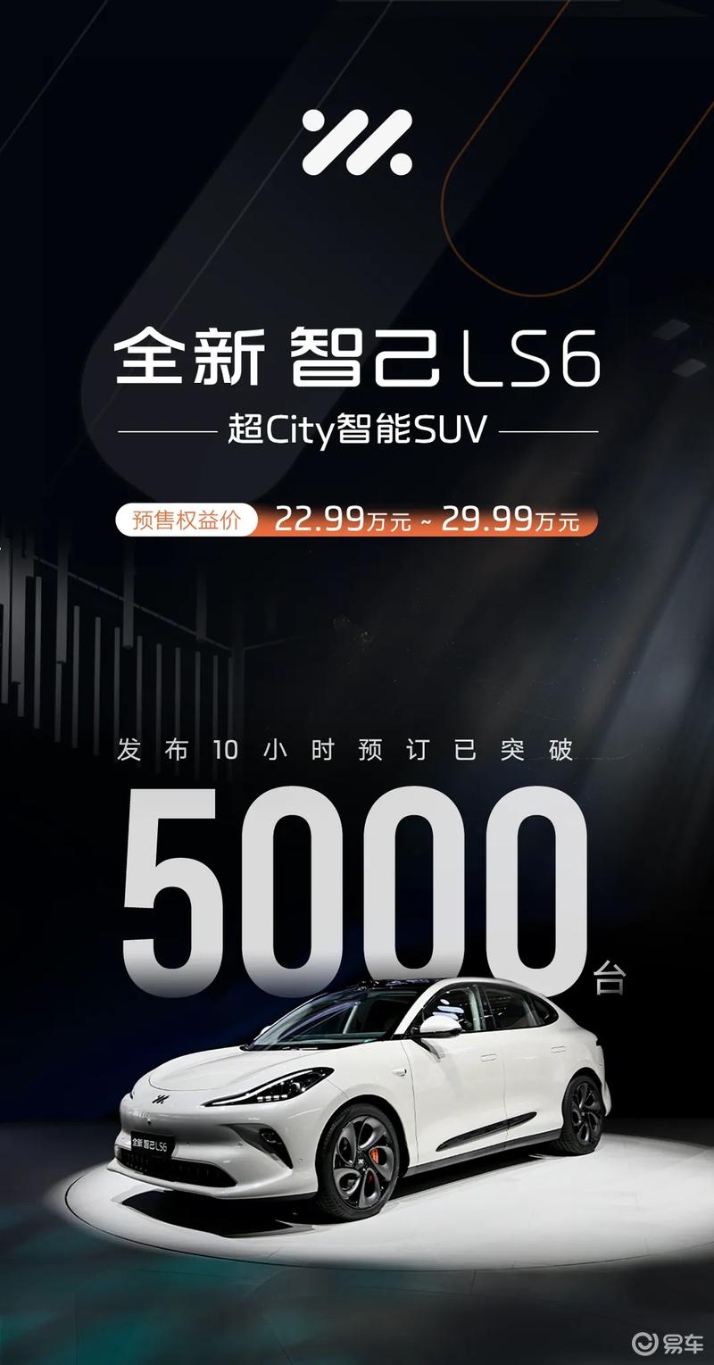 全新智己LS6订单突破5000台 预售权益价22.99万元起插图