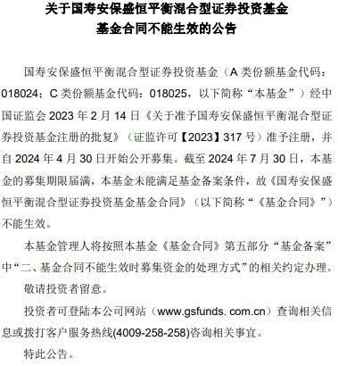 造星记丨罕见！年内首只偏债混合型基金发行失败 新任董事长能否带国寿安保基金突围插图