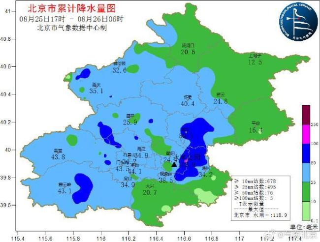 北京暴雨蓝色预警中！今天早晨至下午仍有降雨插图