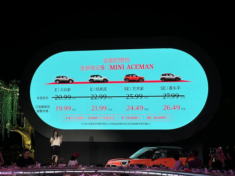 全新电动MINI ACEMAN正式上市 限时售价19.99万元起插图