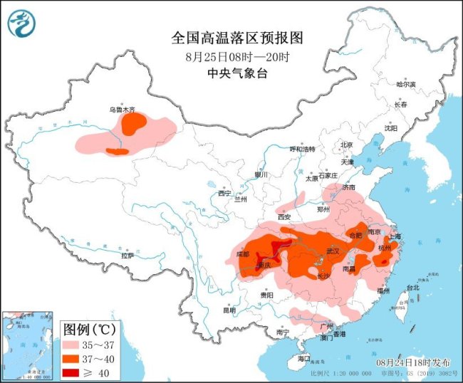 中央气象台升级发布高温橙色预警插图