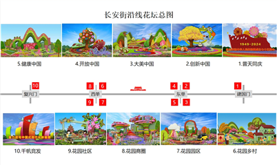 细节满满！今年国庆花卉布置方案公布插图1