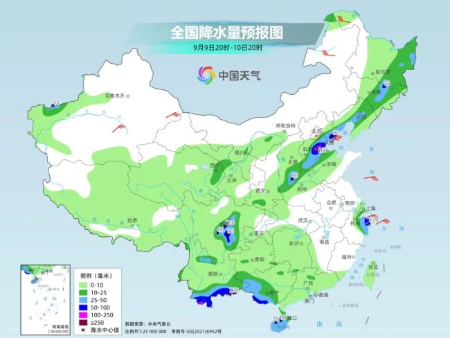 未来10天北方三轮降雨 南方多地高温或破历史纪录插图1