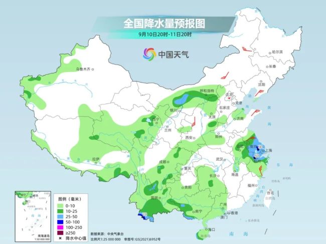 未来10天北方三轮降雨 南方多地高温或破历史纪录插图2