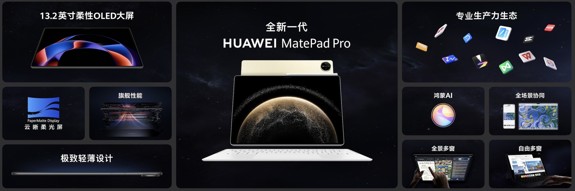 华为发布平板电脑MatePad Pro 13.2英寸 打造PC级办公体验插图3