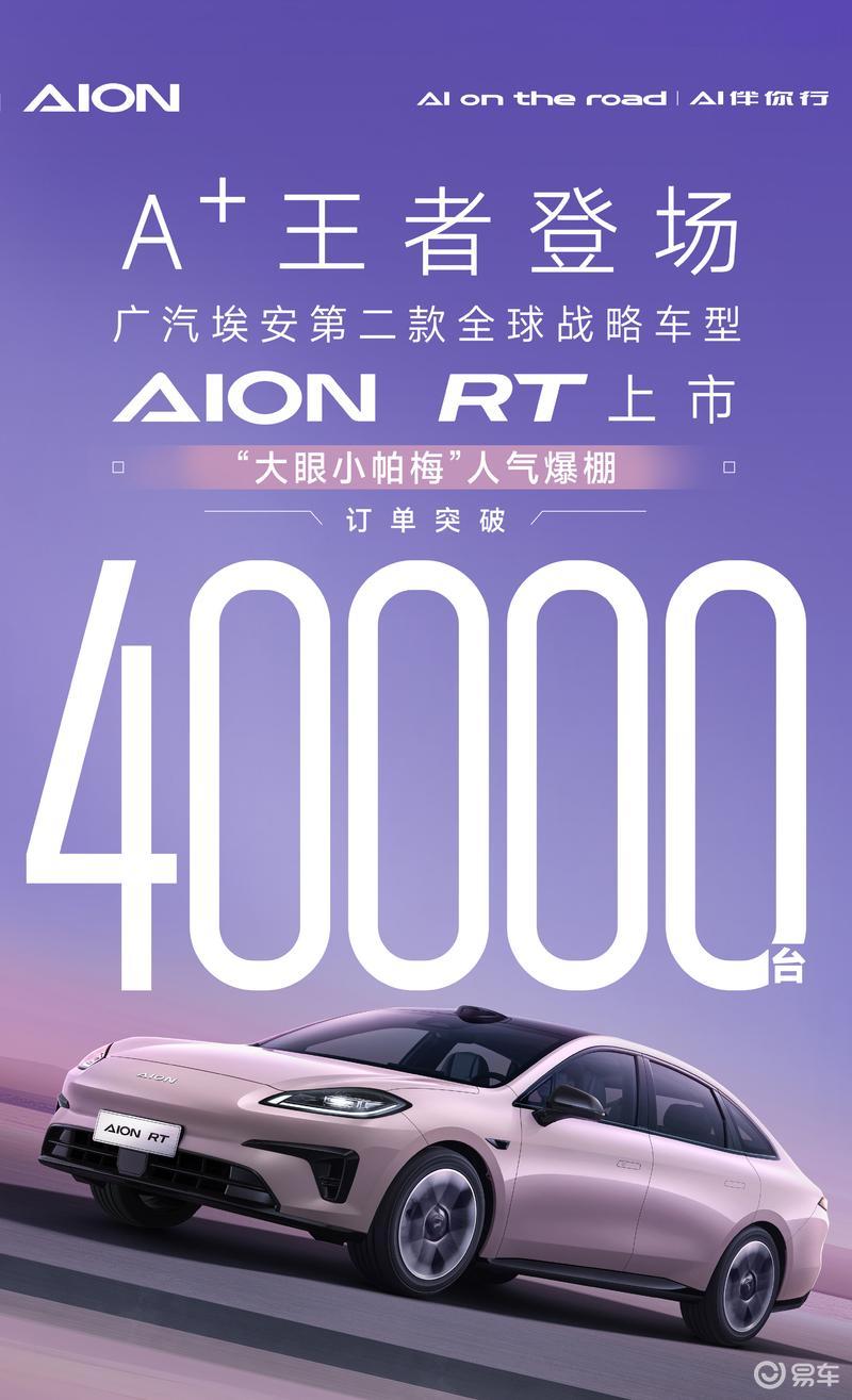 AION RT订单突破40000台 售11.98万元起插图