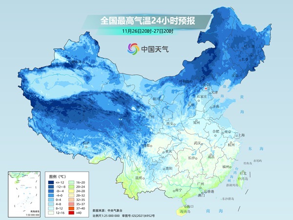 东北局地特大暴雪破纪录！南北方气温刷新低插图