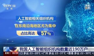 我国人工智能组织机构近190万户 东南沿海尤为集中缩略图