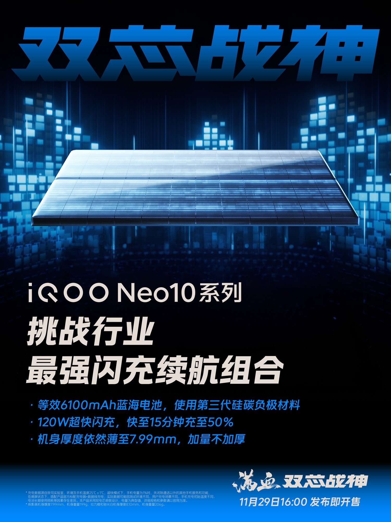 新机谍中谍：双芯战神iQOO Neo10系列配置提前看插图1