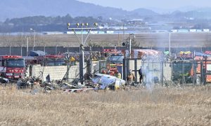 韩国客机碰撞起火事故已致62人死亡缩略图