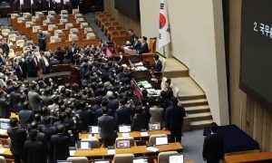 韩国国会通过代总统韩德洙弹劾案缩略图