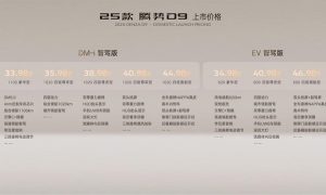 2025款腾势D9上市即交付 售33.98万-46.98万元缩略图