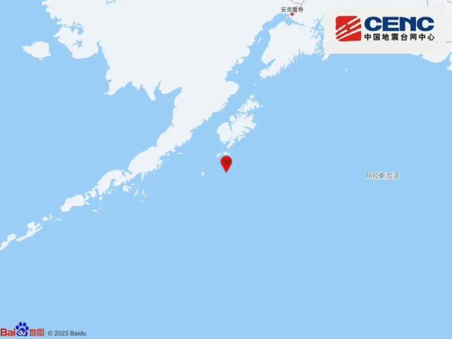 美国阿拉斯加州以南海域发生5.5级地震插图