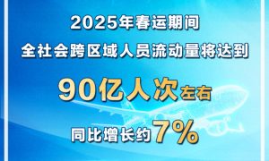 90亿人次左右！2025年春运交通出行预计创历史新高缩略图